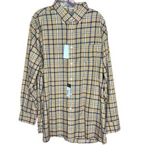 NWT David Cremieux Signature Collection Plaid Shirt